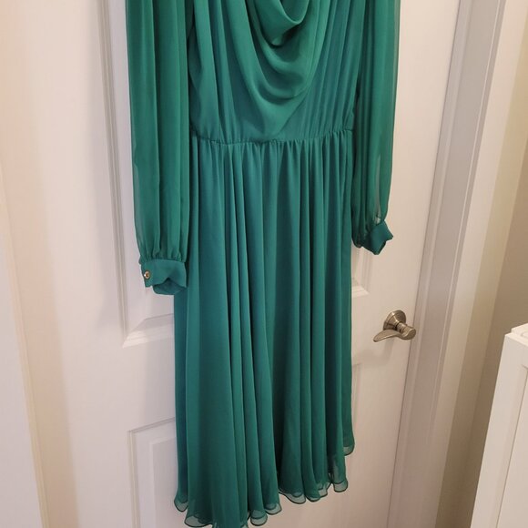 Vintage Wayne Clark Aline Marelle Dress Formal Evening Dress - Drapery - Picture 10 of 16